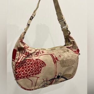 L.A.M.B for Lesportsac Large Hella Hobo Icon Pebble Gwen Stefani